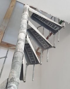 Bautreppe als Stahlspindeltreppe von Treppenbau Friedrich